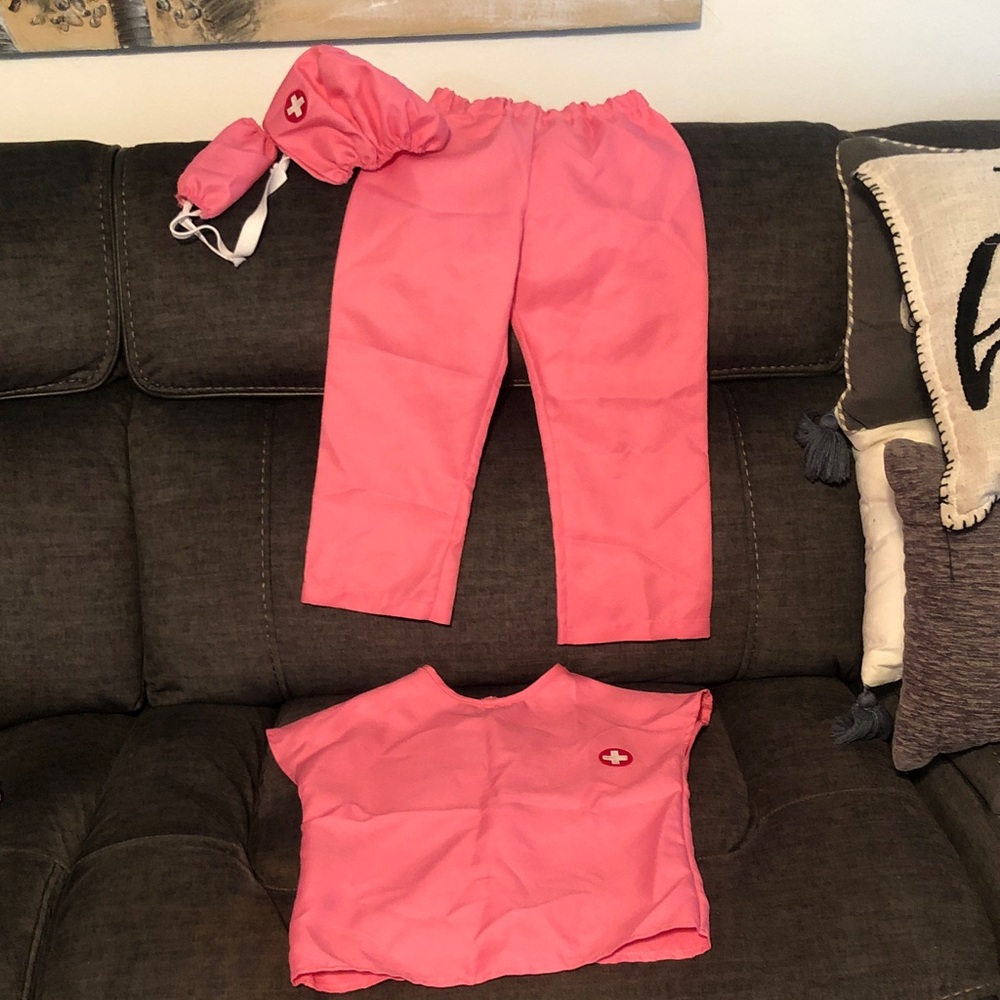 Kids Pink Doctor Costume Set
